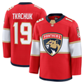 Johmsee F.Panthers #19 Matthew Tkachuk Red Home Premium Jerseys