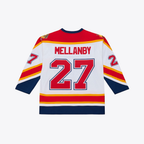 Johmsee F.Panthers #27 Scott Mellanby Mitchell & Ness White 1996 Power Play Jerseys