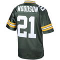 Johmsee GB.Packers 2010 #21 Charles Woodson Mitchell & Ness Green Authentic Throwback Retired Player Jersey Stitched Puhic
