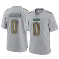 Johmsee GB.Packers #0 Matthew Golden Player Gray Atmosphere Fashion Home Game Stitched Jerseys