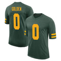 Johmsee GB.Packers #0 Matthew Golden Player Green Alternate Vapor Home Game Stitched Jerseys