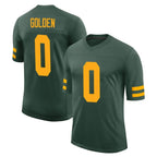 Johmsee GB.Packers #0 Matthew Golden Player Green Alternate Vapor Home Game Stitched Jerseys
