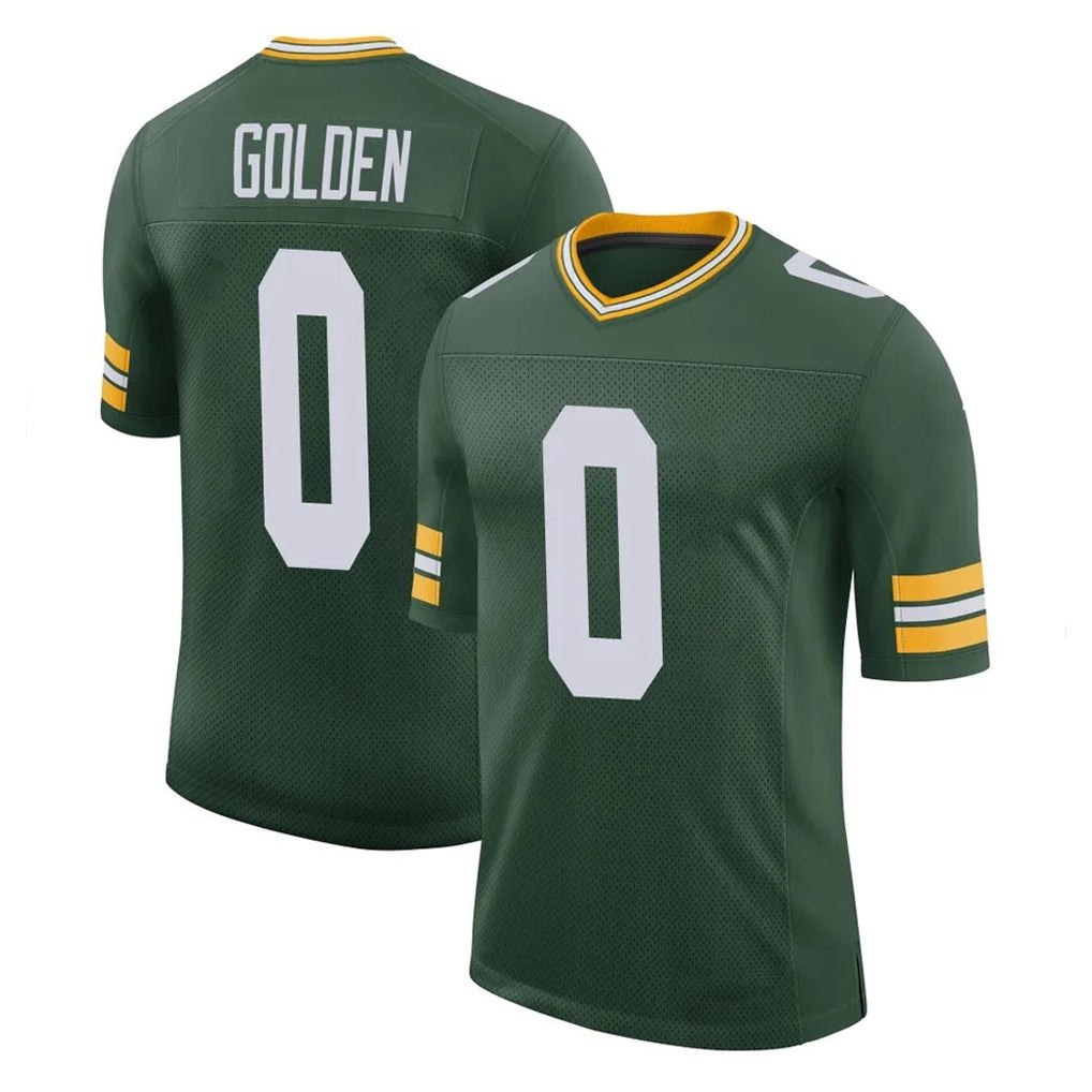 Johmsee GB.Packers #0 Matthew Golden Player Green Limited Classic Home Game Stitched Jerseys