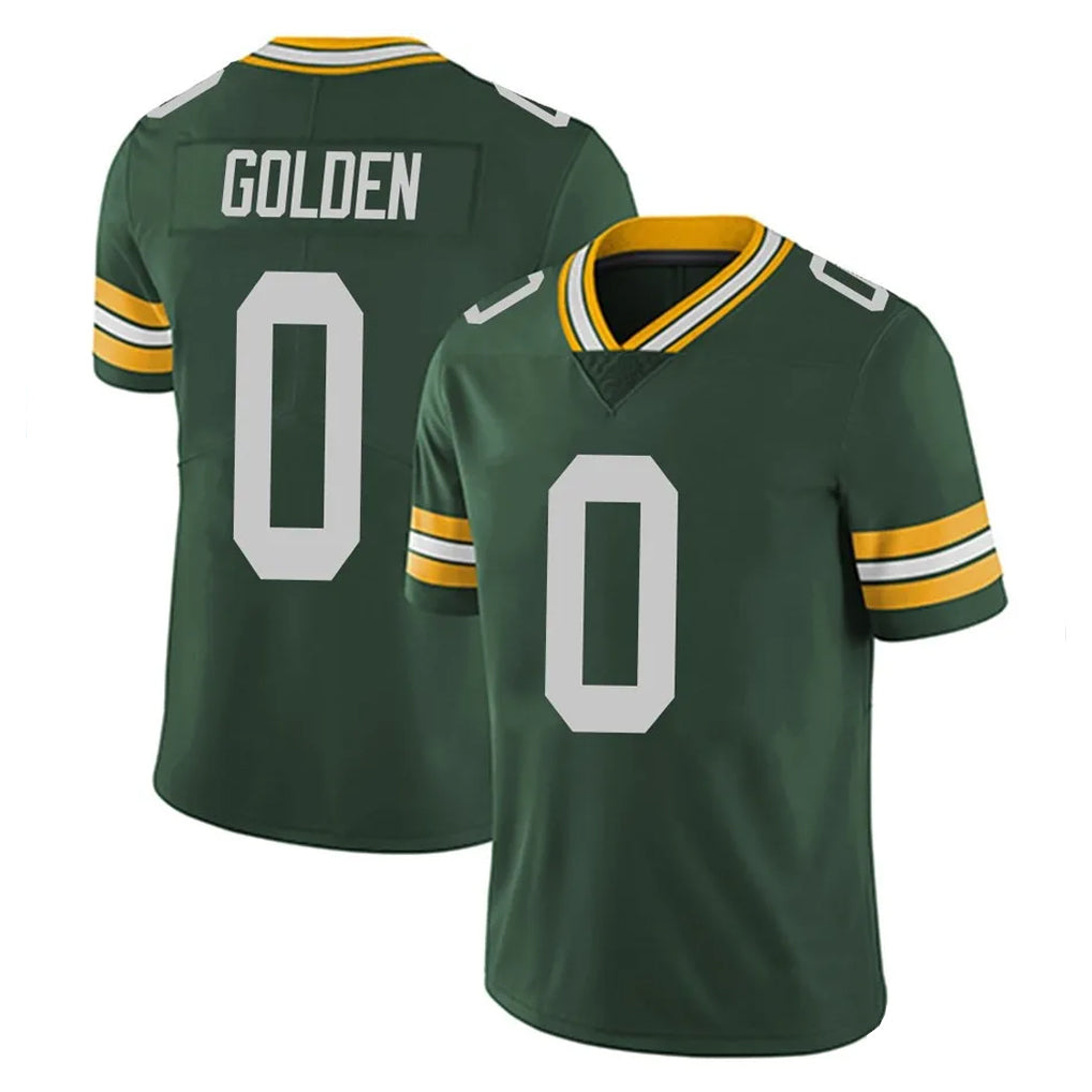 Johmsee GB.Packers #0 Matthew Golden Player Green Vapor Untouchable Limited Home Game Stitched Jerseys