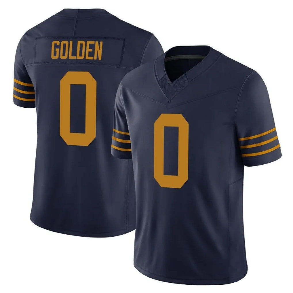 Johmsee GB.Packers #0 Matthew Golden Player Navy The 1923 Classic Vapor F.U.S.E. Home Game Stitched Jerseys