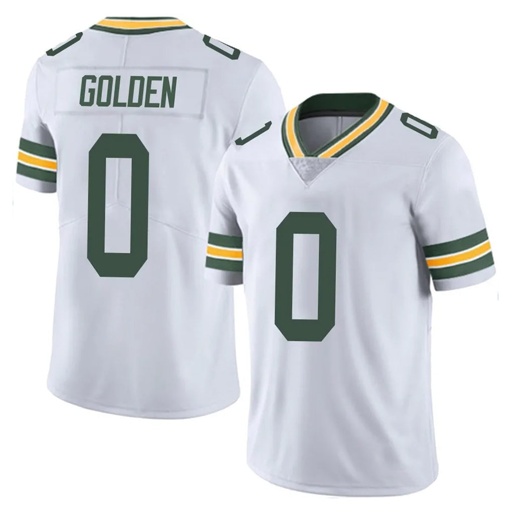 Johmsee GB.Packers #0 Matthew Golden Player White Vapor Untouchable Limited Home Game Stitched Jerseys