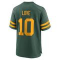 Johmsee GB.Packers #10 Jordan Love Green Alternate Game Stitched Jerseys
