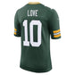 GB.Packers #10 Jordan Love Green Team Vapor Untouchable Limited Stitched American Football Jerseys