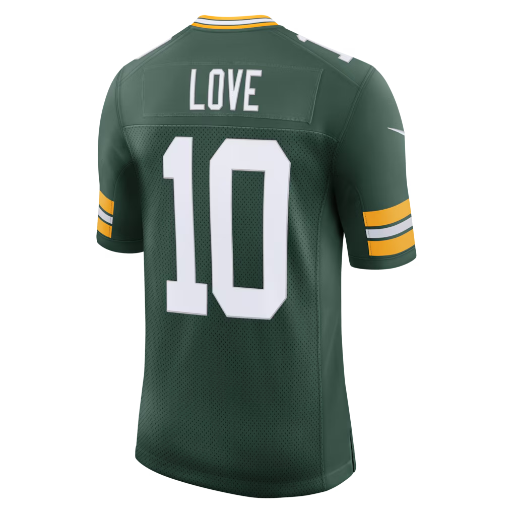 Johmsee GB.Packers #10 Jordan Love Green Vapor Untouchable Stitched Limited Jerseys