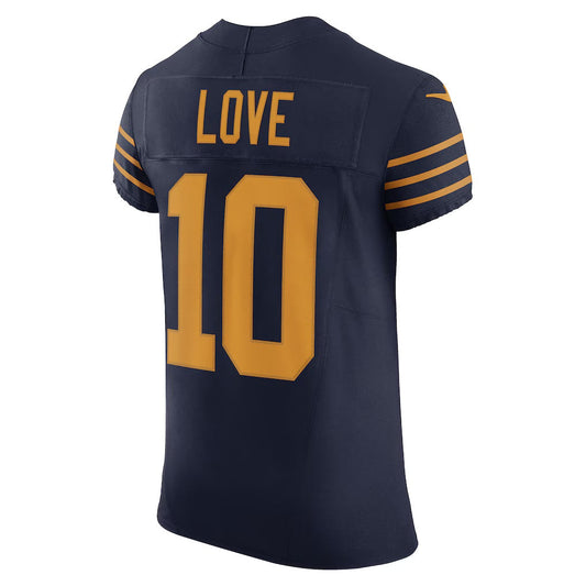 GB.Packers #10 Jordan Love Navy The 1923 Classic Vapor F.U.S.E. Elite American Football Jerseys