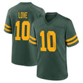 Johmsee GB.Packers #10 Jordan Love Player Green Alternate Home Game Stitched Jerseys