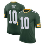 Johmsee GB.Packers #10 Jordan Love Player Green Limited Classic Home Game Stitched Jerseys