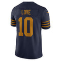 Johmsee GB.Packers #10 Jordan Love Player Navy Classic Vapor F.U.S.E. Limited Stitched Jerseys