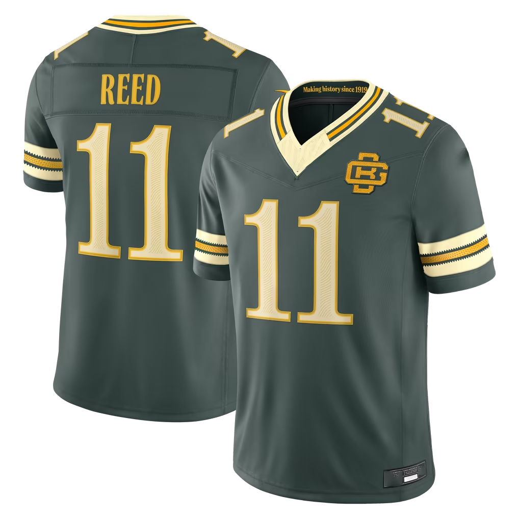 Johmsee GB.Packers #11 Jayden Reed Green  2026 Rivalries Collection Limited Stitched Jerseys
