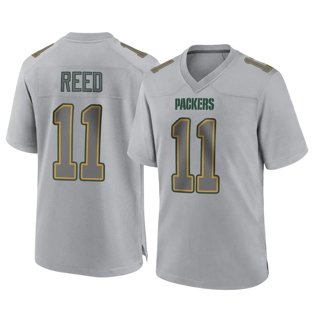 Johmsee GB.Packers #11 Jayden Reed Player Gray Atmosphere Fashion Home Game Stitched Jerseys