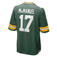 GB.Packers #17 Brandon McManus Green Team Game American Football Jerseys