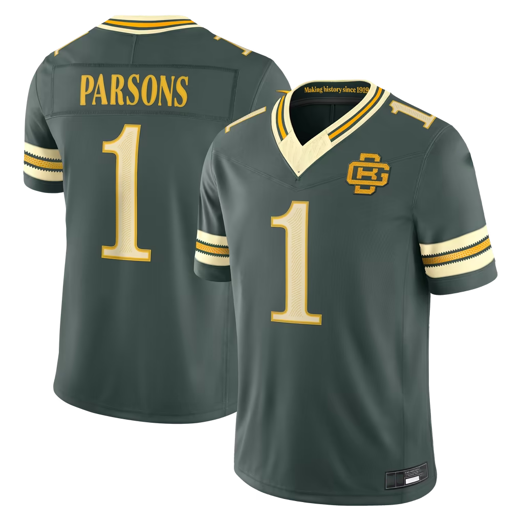 Johmsee GB.Packers #1 Micah Parsons Green 2026 Rivalries Collection Limited Stitched Jerseys