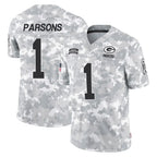 Johmsee GB.Packers #1 Micah Parsons Player Arctic Camo Salute To Service Limited Stitched Jerseys
