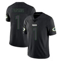 Johmsee GB.Packers #1 Micah Parsons Player Black Impact Limited Home Game Stitched Jerseys