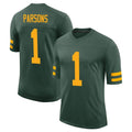Johmsee GB.Packers #1 Micah Parsons Player Green Alternate Vapor Home Game Stitched Jerseys