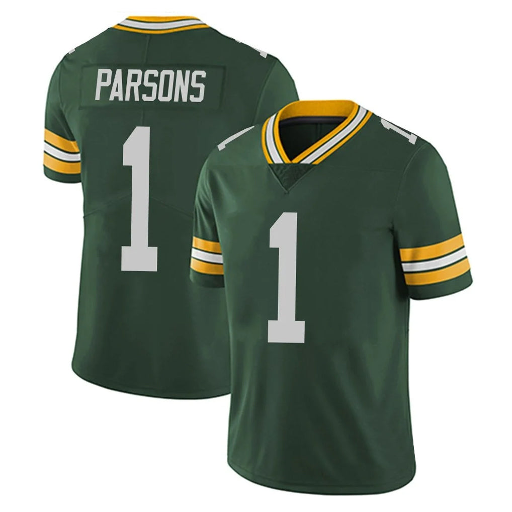 Johmsee GB.Packers #1 Micah Parsons Player Green Vapor Untouchable Limited Home Game Stitched Jerseys