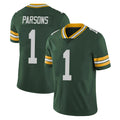 Johmsee GB.Packers #1 Micah Parsons Player Green Vapor Untouchable Limited Home Game Stitched Jerseys