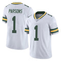 Johmsee GB.Packers #1 Micah Parsons Player White Vapor Untouchable Limited Home Game Stitched Jerseys