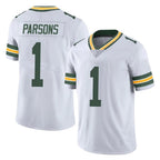 Johmsee GB.Packers #1 Micah Parsons Player White Vapor Untouchable Limited Home Game Stitched Jerseys
