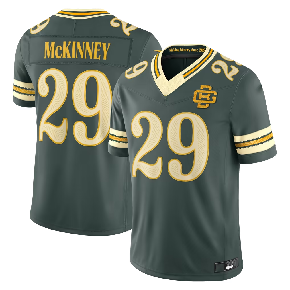 Johmsee GB.Packers #29 Xavier McKinney Green 2026 Rivalries Collection Limited Stitched Jerseys