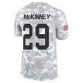 Johmsee GB.Packers #29 Xavier McKinney Player Arctic Camo Salute to Service Stitched Jerseys