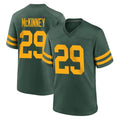 Johmsee GB.Packers #29 Xavier McKinney Player Green Alternate Home Game Stitched Jerseys