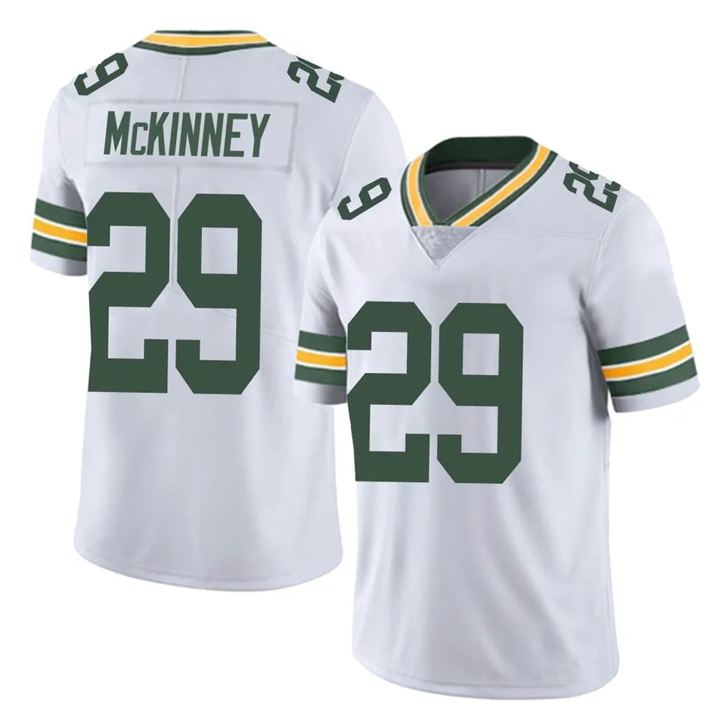 Johmsee GB.Packers #29 Xavier McKinney Player White Vapor Untouchable Limited Home Game Stitched Jerseys