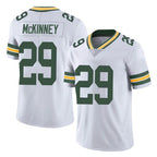 Johmsee GB.Packers #29 Xavier McKinney Player White Vapor Untouchable Limited Home Game Stitched Jerseys