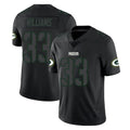 Johmsee GB.Packers #33 Evan Williams Player Black Impact Limited Home Game Stitched Jerseys