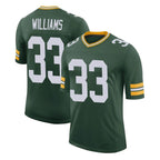 Johmsee GB.Packers #33 Evan Williams Player Green Limited Classic Home Game Stitched Jerseys
