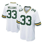 Johmsee GB.Packers #33 Evan Williams Player White Home Game Stitched Jerseys