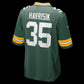 GB.Packers #35 Lucas Havrisik Green Team Game American Football Jerseys
