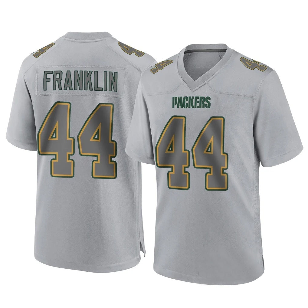 Johmsee GB.Packers #44 Zaire Franklin Player Gray Atmosphere Fashion Home Game Stitched Jerseys