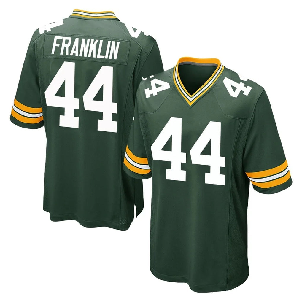 Johmsee GB.Packers #44 Zaire Franklin Player Green Home Game Stitched Jerseys