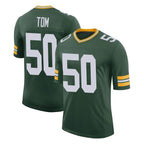 Johmsee GB.Packers #50 Zach Tom Player Green Limited Classic Home Game Stitched Jerseys