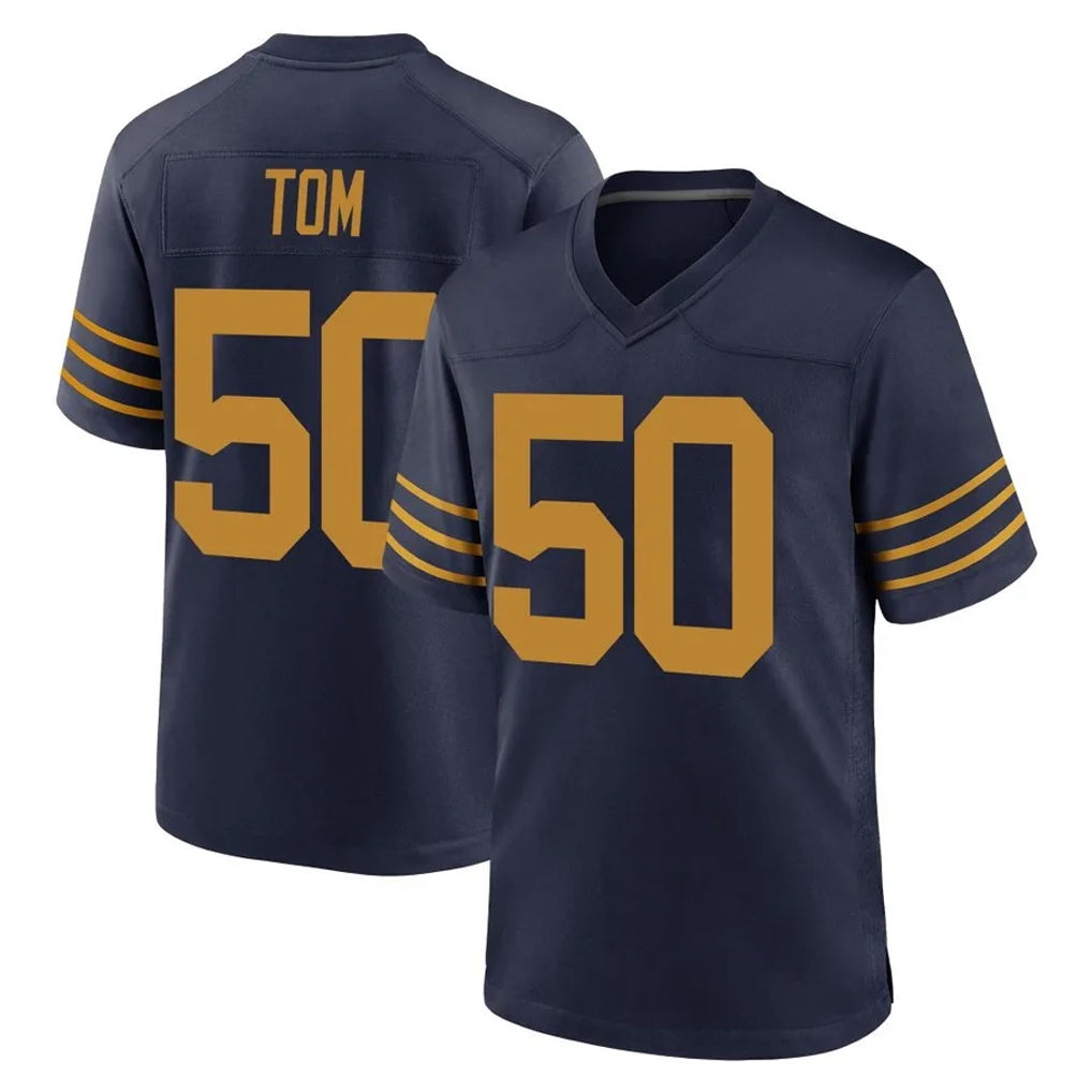 Johmsee GB.Packers #50 Zach Tom Player Navy The 1923 Classic Home Game Stitched Jerseys
