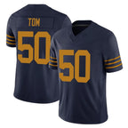Johmsee GB.Packers #50 Zach Tom Player Navy The 1923 Classic Vapor F.U.S.E. Home Game Stitched Jerseys