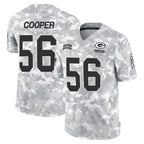 Johmsee GB.Packers #56 Edgerrin Cooper Player Arctic Camo Salute To Service Limited Stitched Jerseys