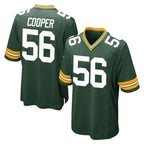 Johmsee GB.Packers #56 Edgerrin Cooper Player Green Home Game Stitched Jerseys