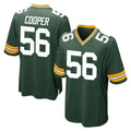 Johmsee GB.Packers #56 Edgerrin Cooper Player Green Home Game Stitched Jerseys