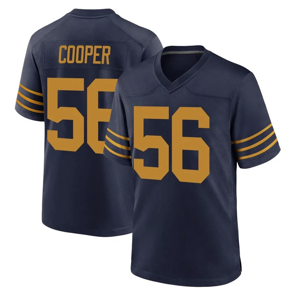 Johmsee GB.Packers #56 Edgerrin Cooper Player Navy The 1923 Classic Home Game Stitched Jerseys