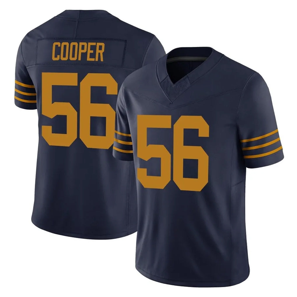 Johmsee GB.Packers #56 Edgerrin Cooper Player Navy The 1923 Classic Vapor F.U.S.E. Home Game Stitched Jerseys