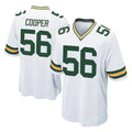 Johmsee GB.Packers #56 Edgerrin Cooper Player White Home Game Stitched Jerseys