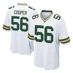Johmsee GB.Packers #56 Edgerrin Cooper Player White Home Game Stitched Jerseys