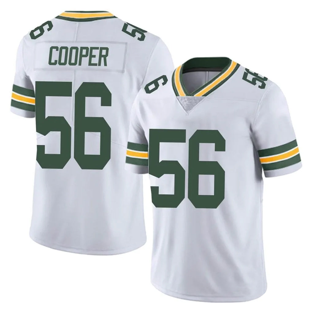 Johmsee GB.Packers #56 Edgerrin Cooper Player White Vapor Untouchable Limited Home Game Stitched Jerseys